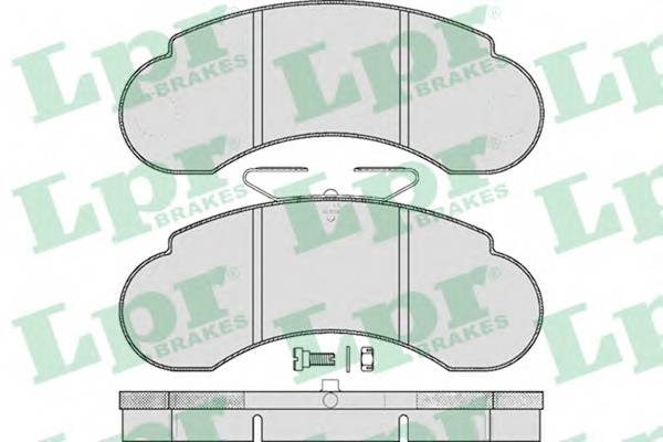 LPR 05P415 Комплект тормозных колодок,