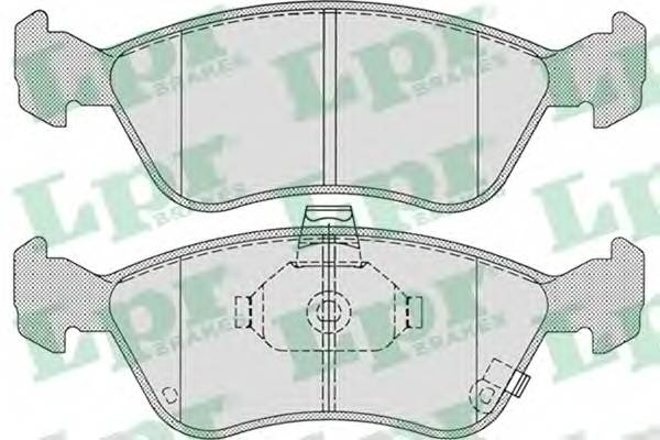 LPR 05P709 Комплект тормозных колодок,