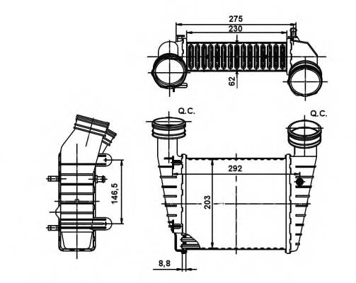 NRF 30138A Интеркулер