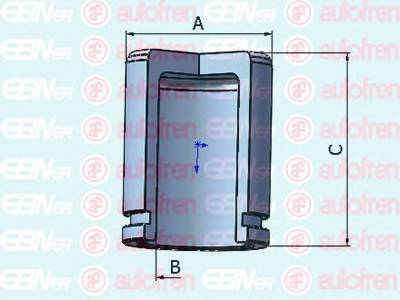 AUTOFREN SEINSA D025434 Поршень, корпус скобы