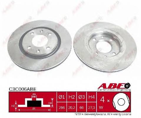 ABE C3C006ABE Тормозной диск