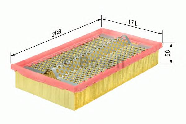 BOSCH 1 457 429 875 Повітряний фільтр