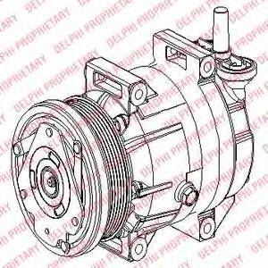 DELPHI TSP0155953 Компрессор, кондиционер