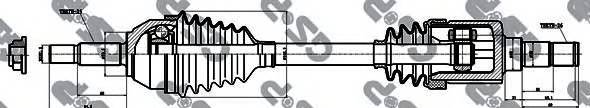 GSP 218263 Приводной вал