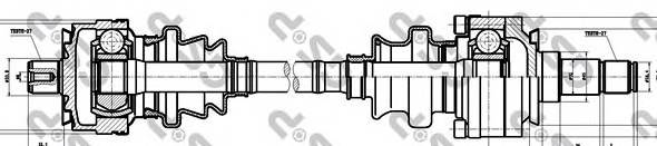 GSP 235004 Приводной вал