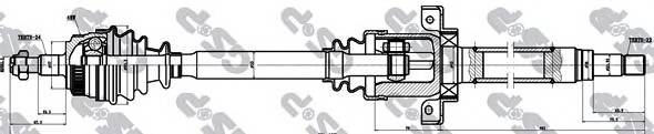 GSP 235038 Приводний вал