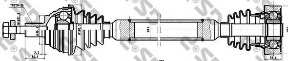 GSP 261096 Приводной вал