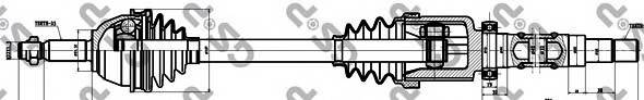 GSP 299042 Приводной вал