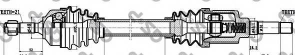 GSP 299271 Приводной вал