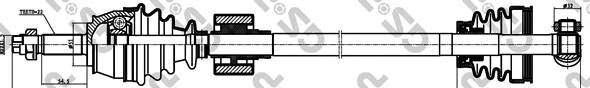 GSP 241007 Приводной вал