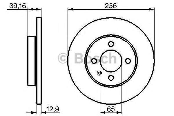 BOSCH 0 986 478 329 Гальмівний диск