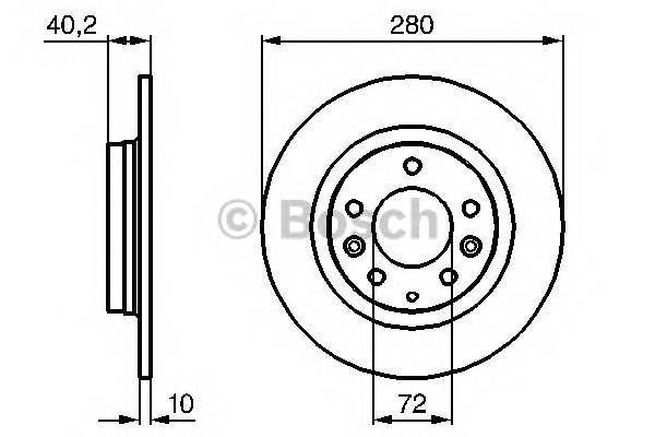 BOSCH 0 986 479 131 Тормозной диск