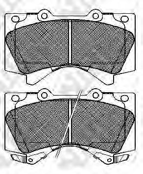 NiBK PN1541 Колодки гальмівні