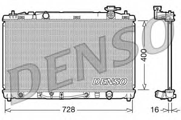 DENSO DRM50042 Радіатор, охолодження двигуна