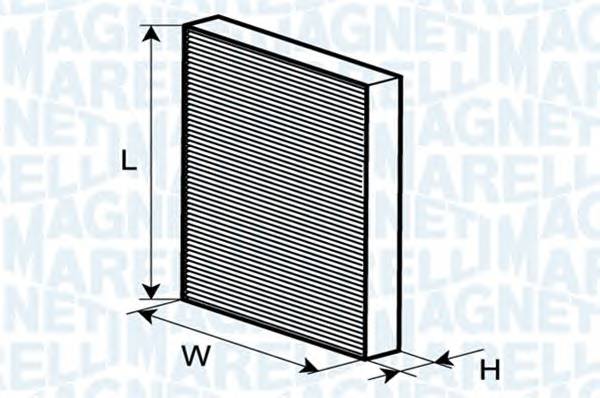 MAGNETI MARELLI 350203062110 Фильтр, воздух во