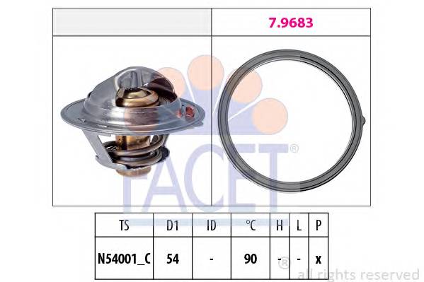 FACET 7.8802 Термостат, охолоджуюча рідина