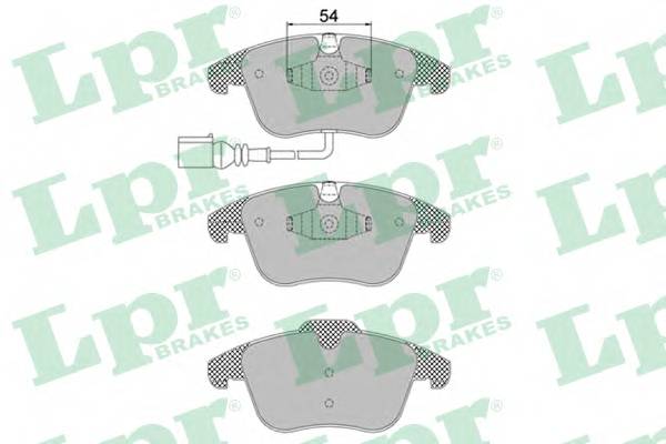 LPR 05P1392 Комплект тормозных колодок,