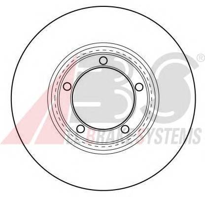 A.B.S. 16565 Тормозной диск