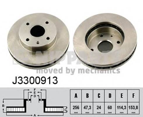 NIPPARTS J3300913 Тормозной диск