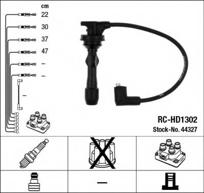 NGK 44327 Комплект проводов зажигания