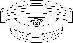 TOPRAN 111 023 Крышка, резервуар охлаждающей