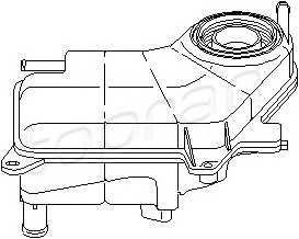 TOPRAN 111 030 Компенсаційний бак, охолоджуюча