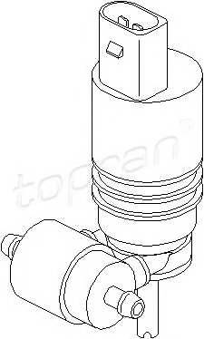 TOPRAN 107 819 Водяной насос, система