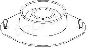 TOPRAN 200 444 Опора стойки амортизатора