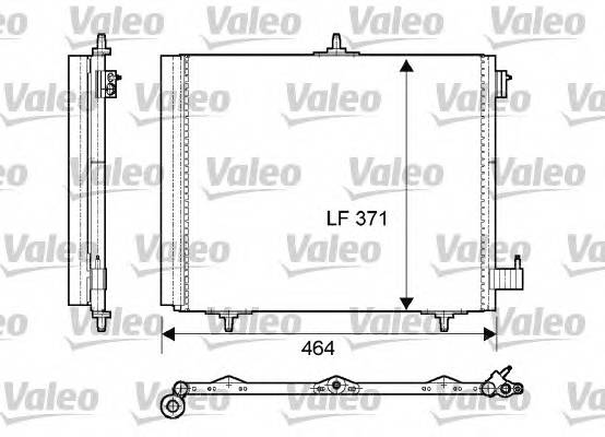 VALEO 814095 Конденсатор, кондиционер