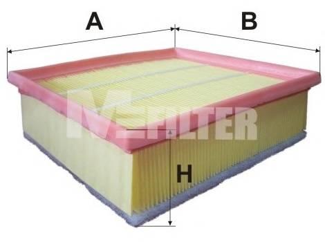 MFILTER K7028 Фільтр повітряний 212/202/66