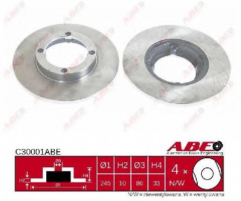 ABE C30001ABE Тормозной диск