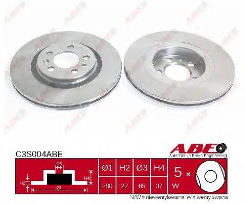 ABE C3S004ABE Тормозной диск