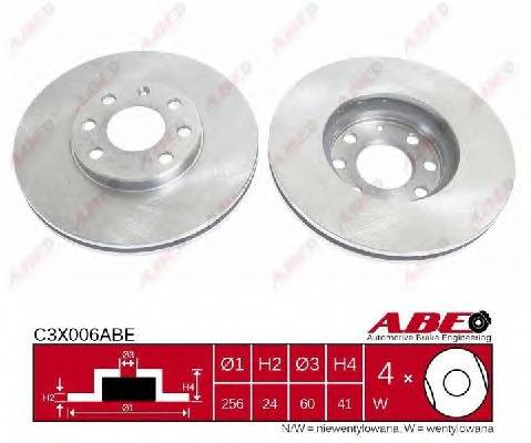 ABE C3X006ABE Гальмівний диск