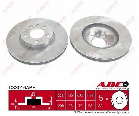 ABE C3X016ABE Тормозной диск