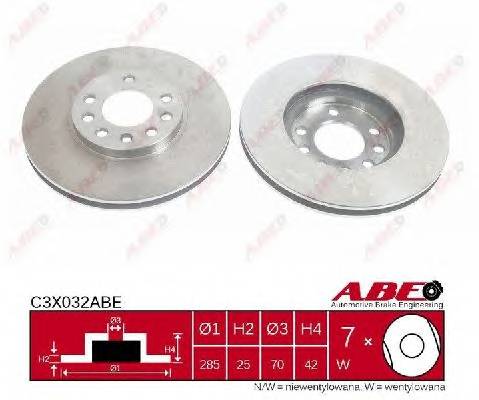 ABE C3X032ABE Тормозной диск