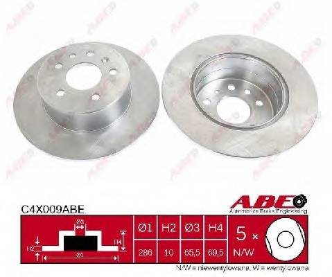 ABE C4X009ABE Тормозной диск