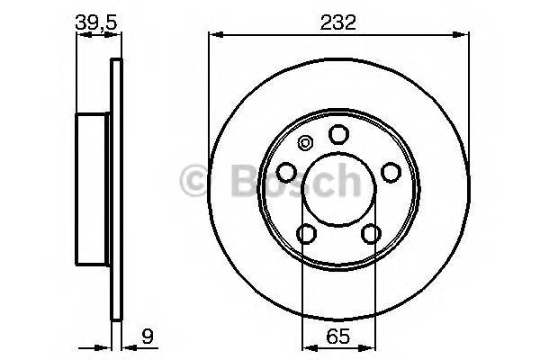 BOSCH 0 986 478 868 Тормозной диск