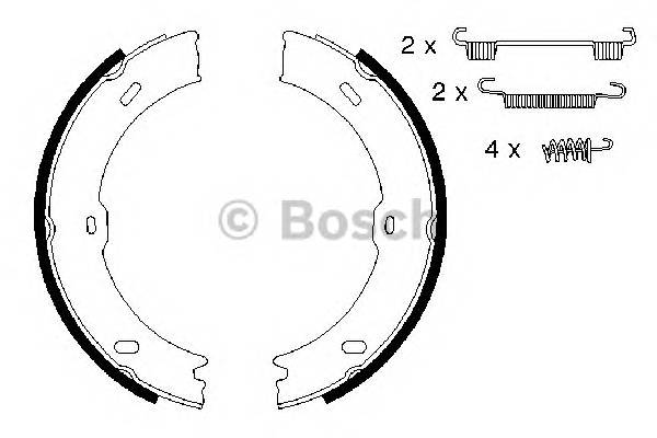 BOSCH 0 986 487 720 Комплект тормозных колодок,