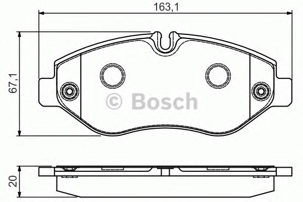 BOSCH 0986495113 BOSCH  Тормозные