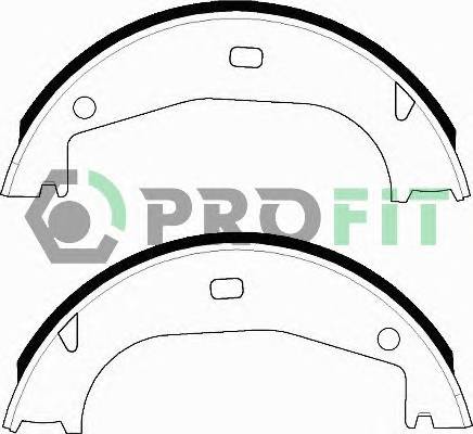 PROFIT 5001-0546 Колодки гальмівні барабанні