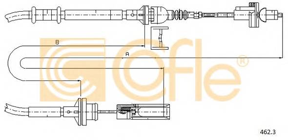 COFLE 462.3 Трос зчеплення