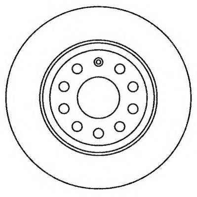 JURID 562258JC Тормозной диск