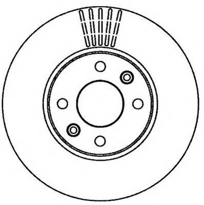 JURID 562268JC Гальмівний диск