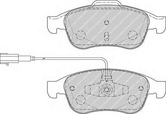 FERODO FDB4331 Комплект тормозных колодок,