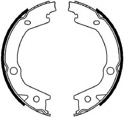 FERODO FSB4021 Комплект тормозных колодок,