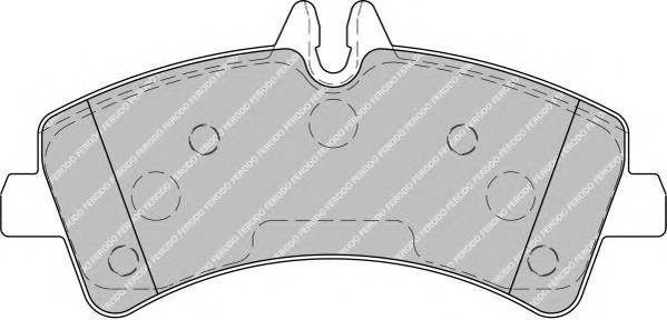 FERODO FVR1779 Комплект тормозных колодок,