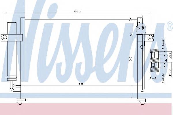 NISSENS 94646 Конденсатор, кондиционер