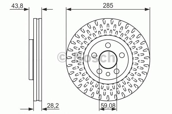 BOSCH 0 986 479 114 Тормозной диск