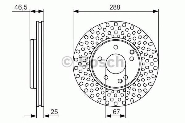 BOSCH 0986479R69 BOSCH DB Диск