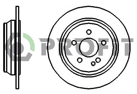 PROFIT 5010-1234 Колодки гальмівні дискові